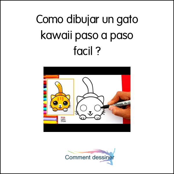 Como Dibujar Un Gato Kawaii Paso A Paso Facil Como Dibujar