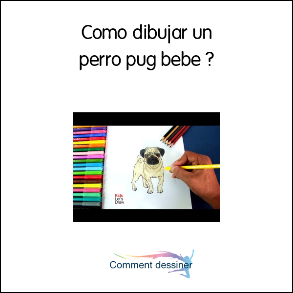 Como Dibujar Un Perro Pug Bebe Como Dibujar