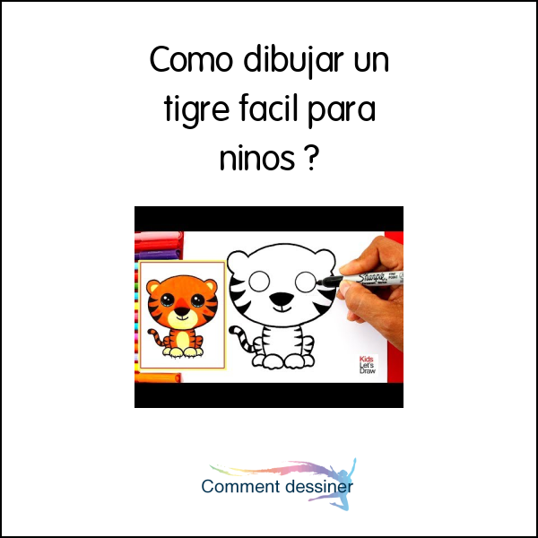 C Mo Dibujar Un Tigre F Cil Para Ni Os Como Dibujar